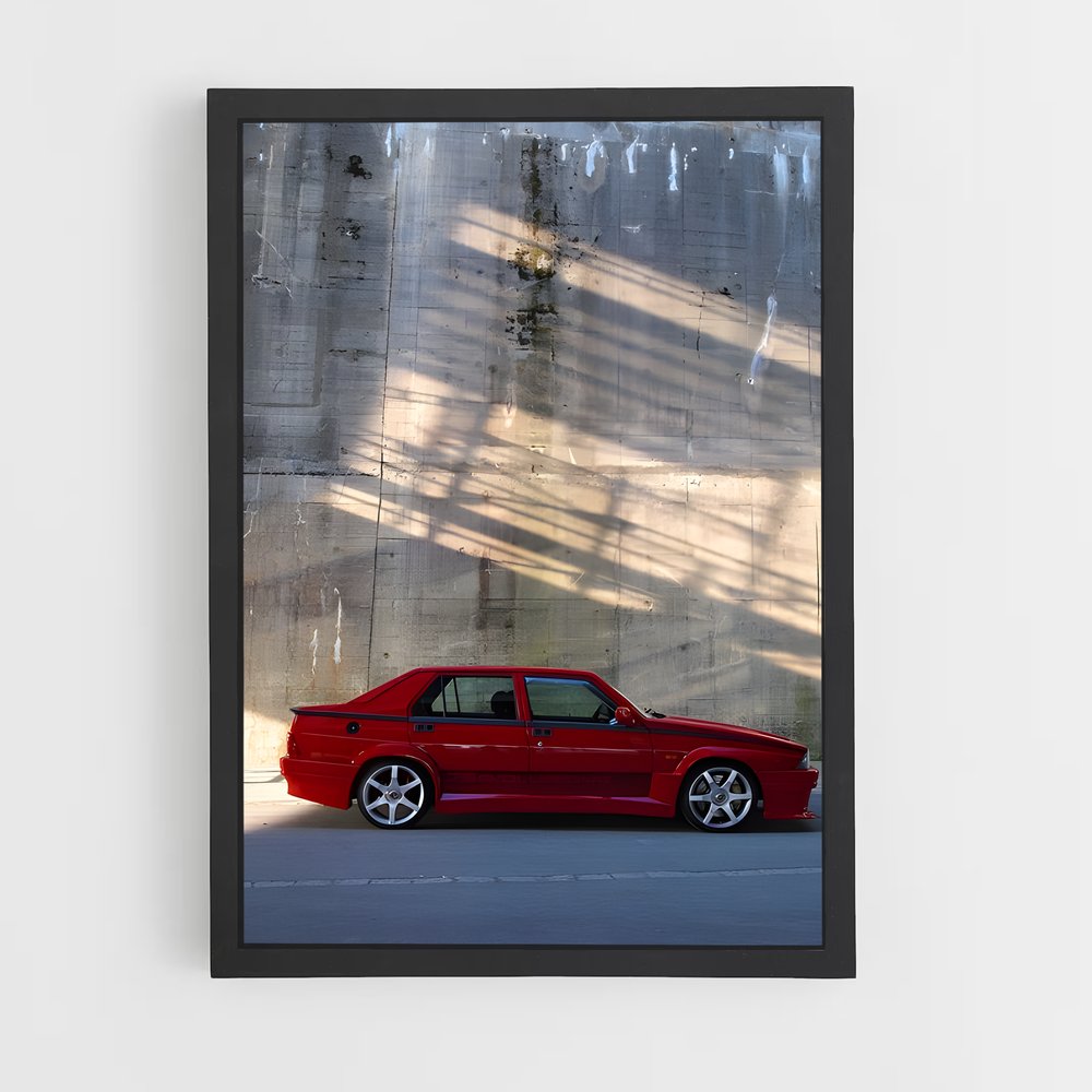 Poster turbo evoluzione – affiche Alfa Romeo (vue 2)